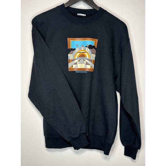 The Unbranded Brand Other - Vintage 90s Hollywood Bowl Los Angeles Music Venue Sweatshirt Black S